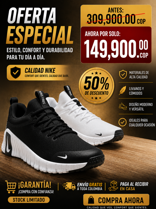 🔥 Liquidación NlKE PREMIUM FREE METCON 6 - últimas unidades