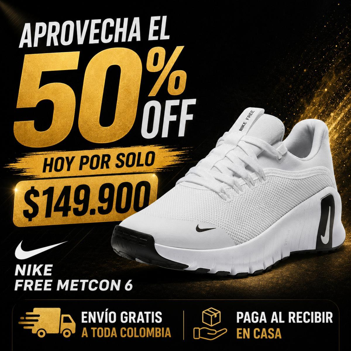 🔥 Liquidación NlKE PREMIUM FREE METCON 6 - últimas unidades