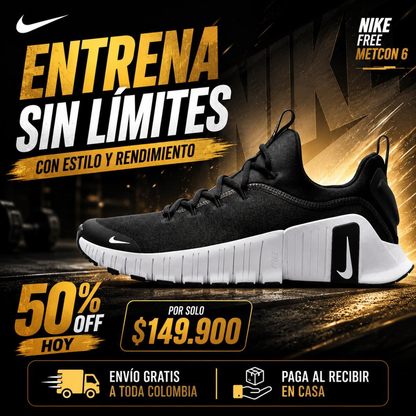 🔥 Liquidación NlKE PREMIUM FREE METCON 6 - últimas unidades